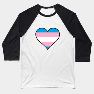 Trans Pride Heart Baseball T-Shirt